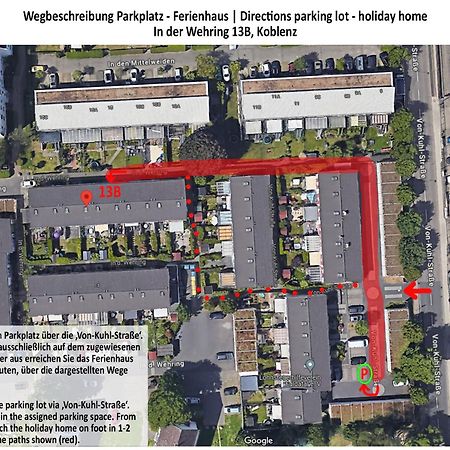 Geraeumiges Ferienhaus In Koblenz Koblenz  Exteriör bild